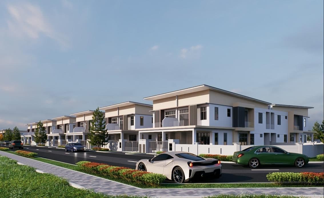Elora double-storey cluster homes, artist's impression
